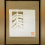 AC-0011 Washi art work, 8" x 8" (w/o frame)