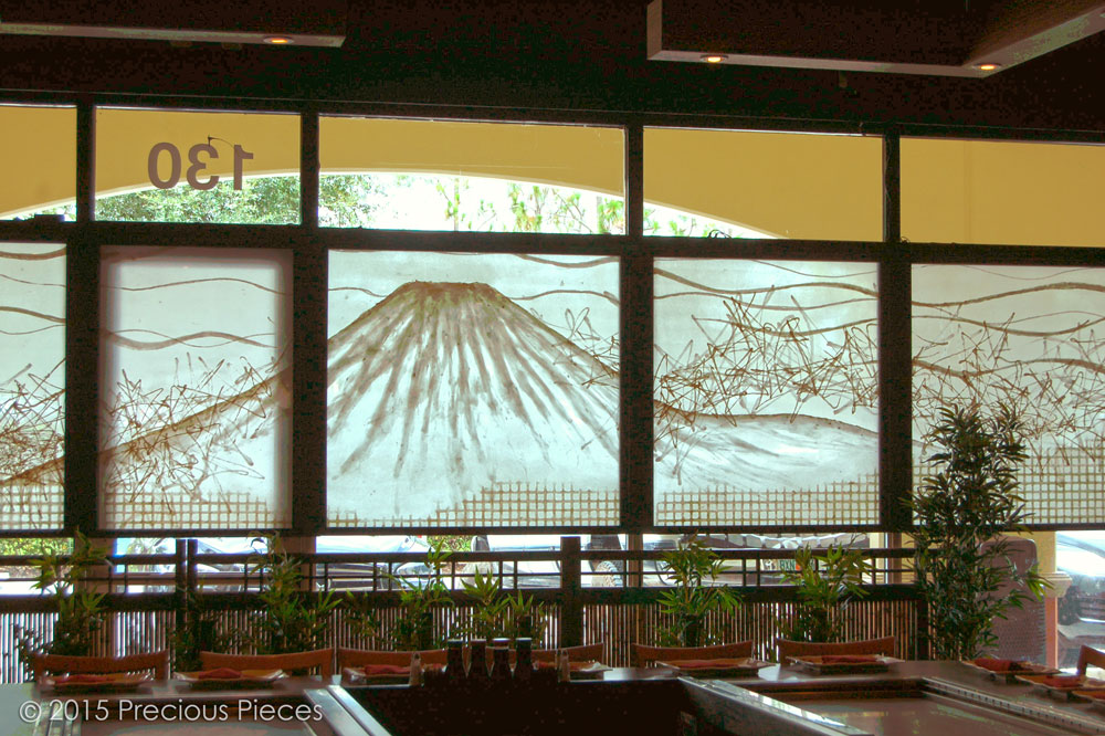 Saito's Stake House main dining window