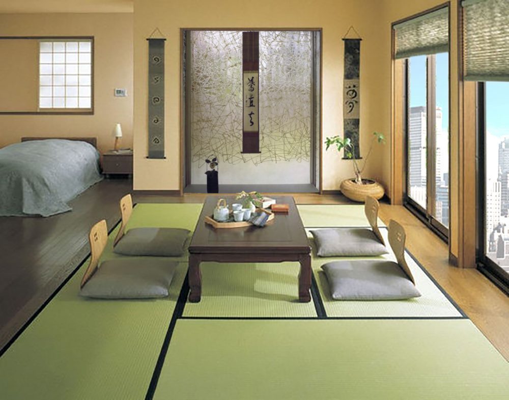 "Japanese style" interior with Tatami mat