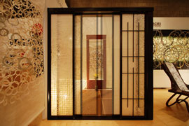 sliding washi parchment doors