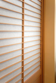 Japanese style shoji doors at Columbia University