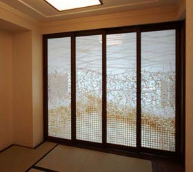 washi sliding doors