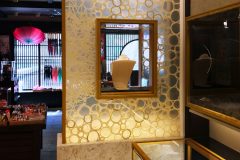 Custom Laminated Washi Show Window For Jewelry Store in EPCOT - Walt Disney World